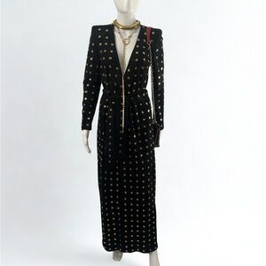 Balmain—100% Lambskin w/ Gold Grommets